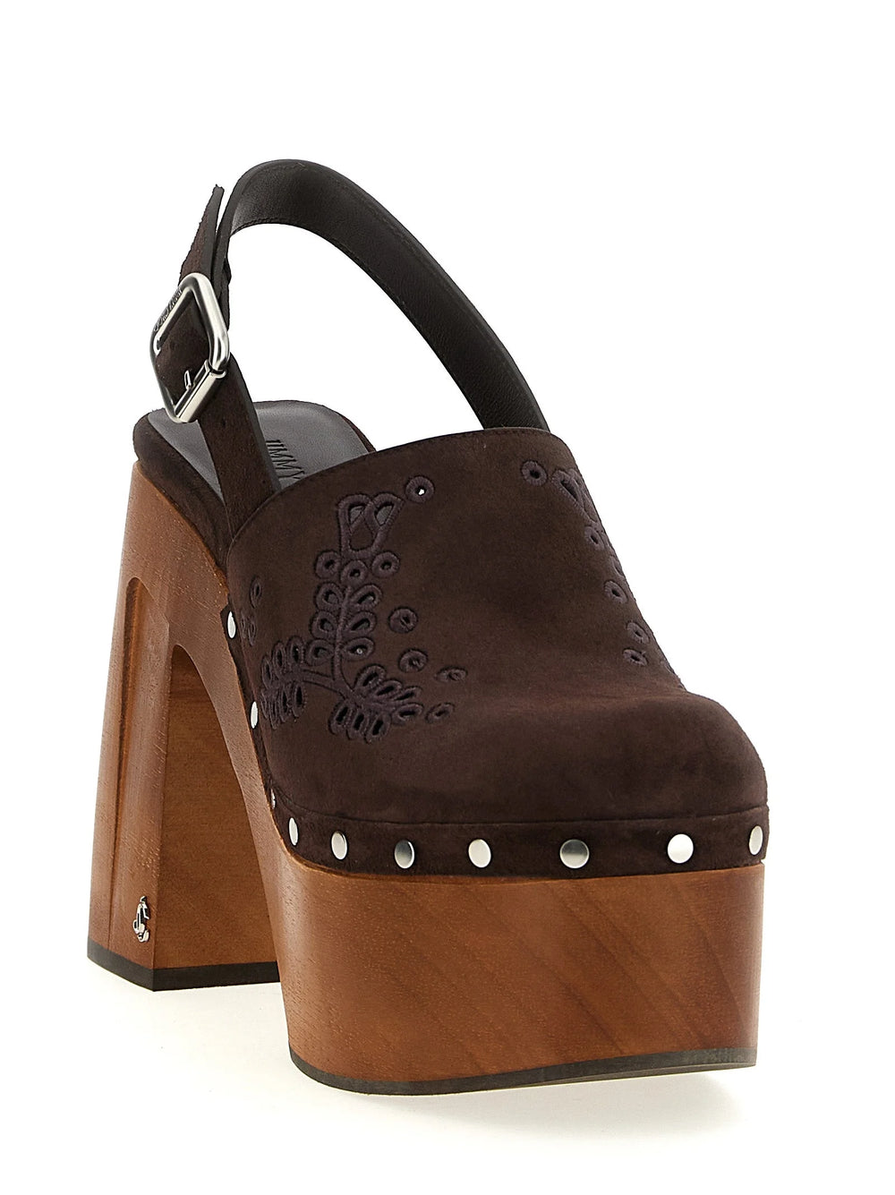 Jimmy Choo Brown Leather High Heel Pumps - EU38.5/US8.5