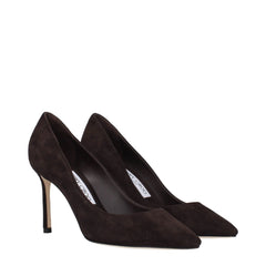 Jimmy Choo Brown Leather Pumps - EU36.5/US6.5