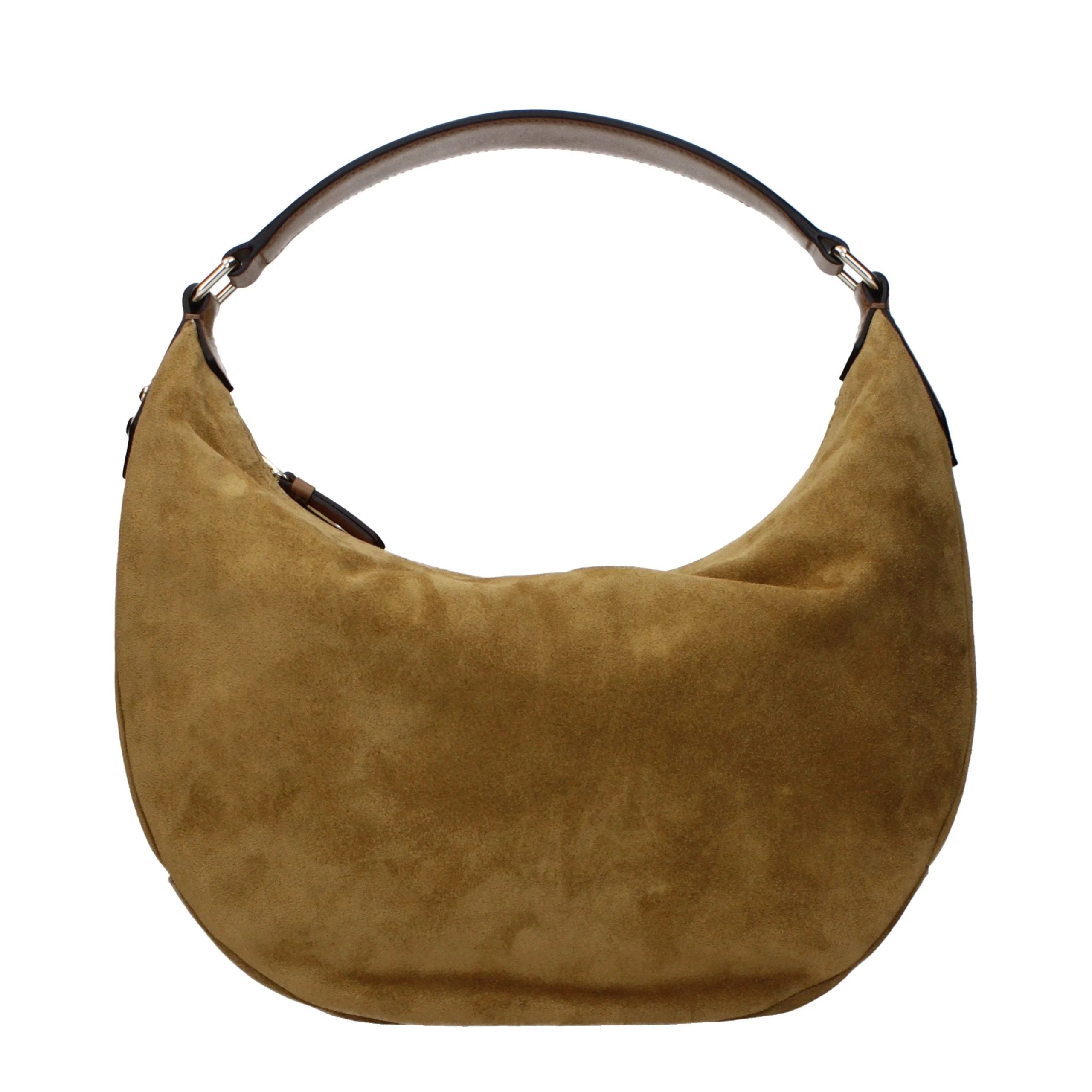 Bolsa de ombro de couro castanho Jimmy Choo