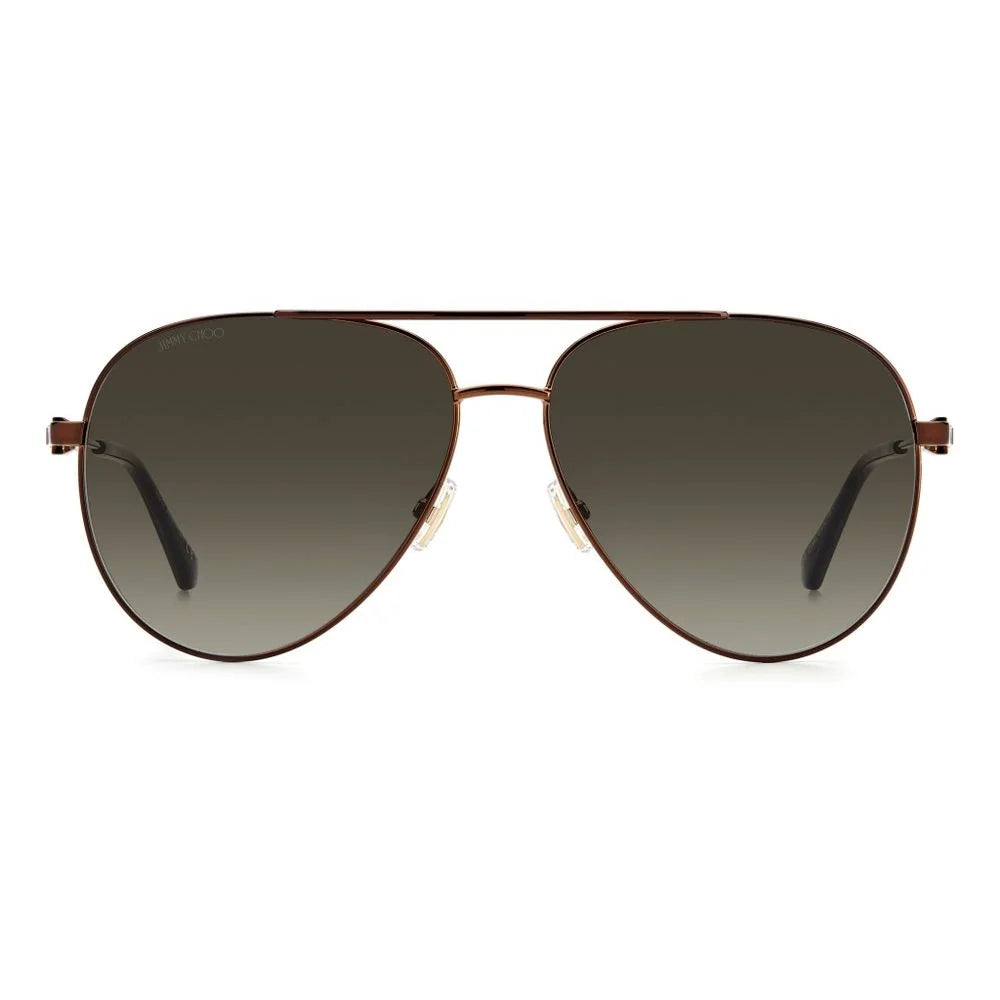 Jimmy Choo Brown Metal Sunglasses - Sunglasses