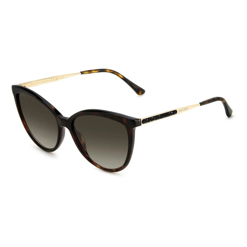 Jimmy Choo Brown Metal Sunglasses - Sunglasses
