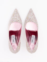 Jimmy Choo Candy Pink Glitter Love 85 Pumps