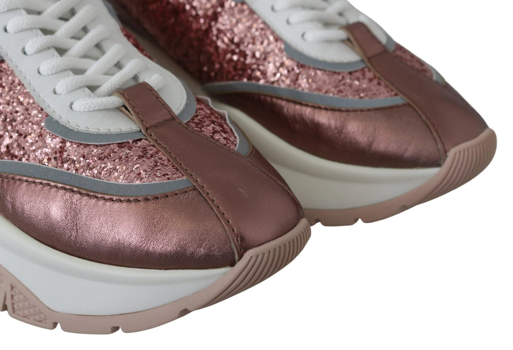 Jimmy Choo Candyfloss Glitter Sneaker Euphoria - Sneakers