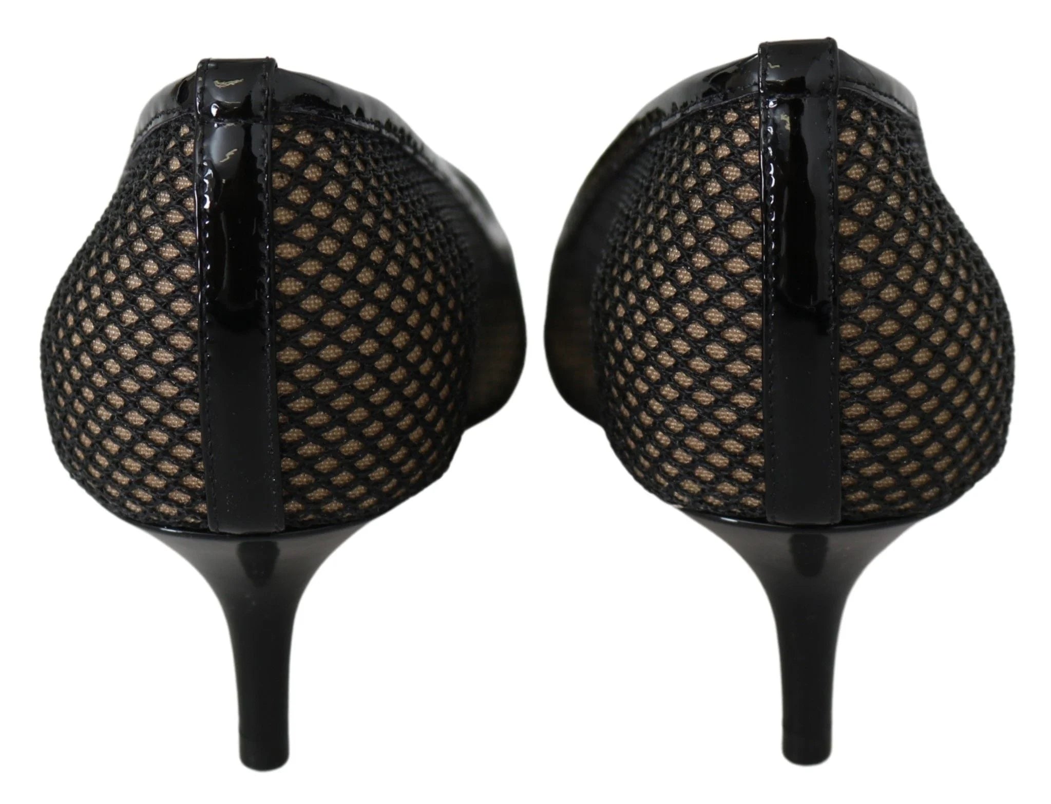 Jimmy Choo Chic Patent Mesh Pointed Pumps - EU37/US6.5 - Heels