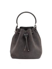 Jimmy Choo Seau Bon Bon Suède Gris Foncé