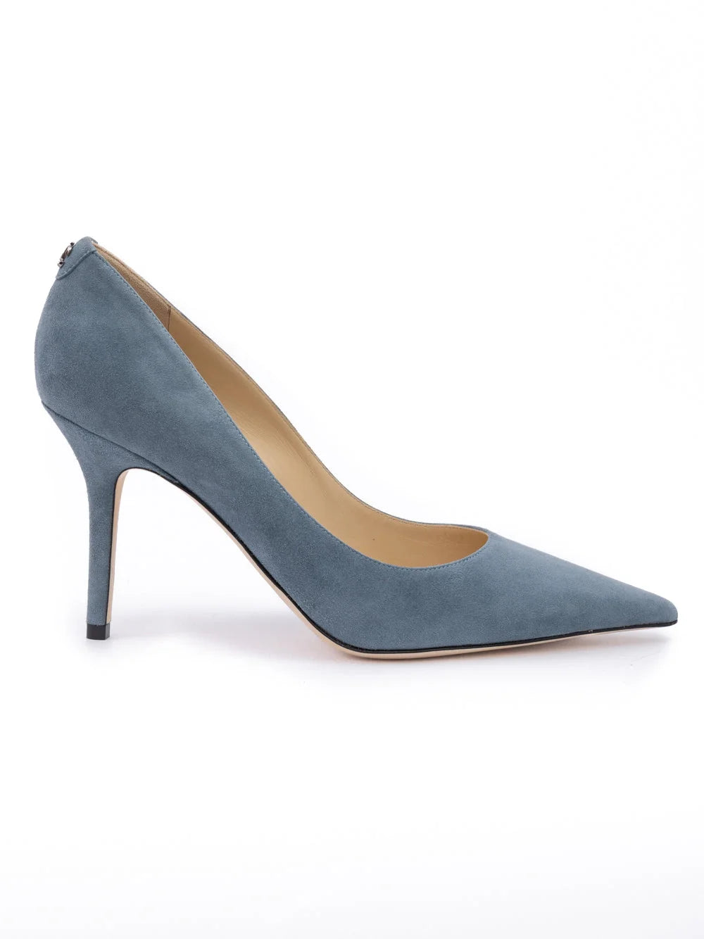 Jimmy Choo Szürke Kék Zamatos Agnes Pumps