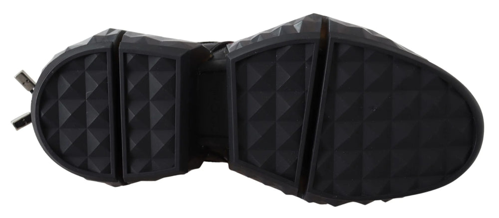 Jimmy Choo Electric Elegance Leather Mesh Sneakers - EU40/US10 - Sneakers