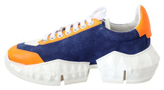Jimmy Choo Electric Elegance Leather Mix Sneakers - Sneakers