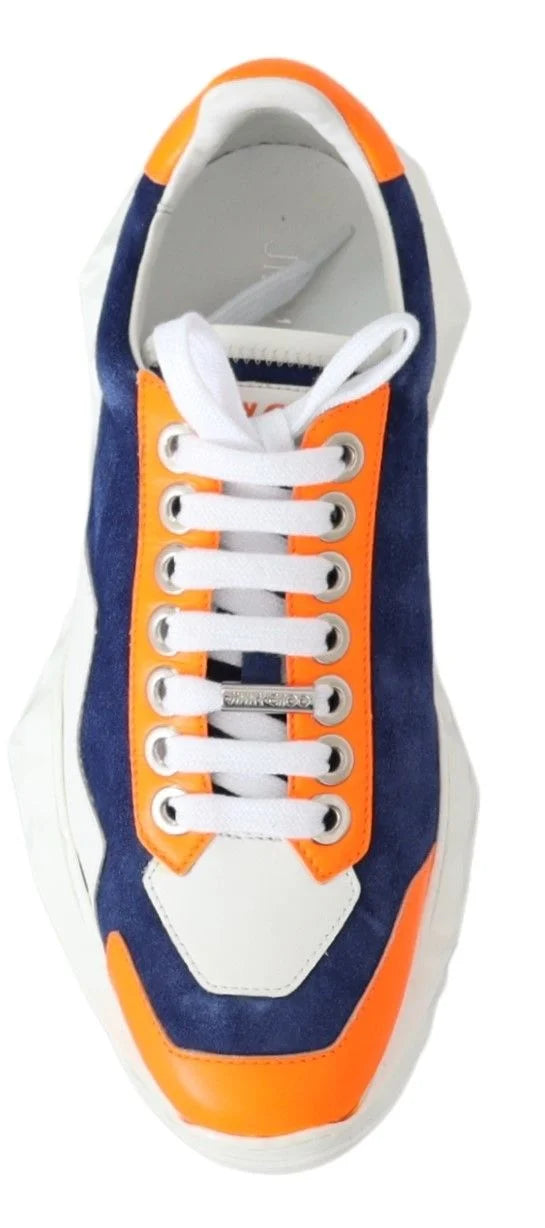 Jimmy Choo Electric Elegance Leather Mix Sneakers - Sneakers