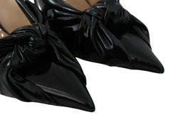 Jimmy Choo Elegant Black Leather Pointed Toe Pumps - Heels