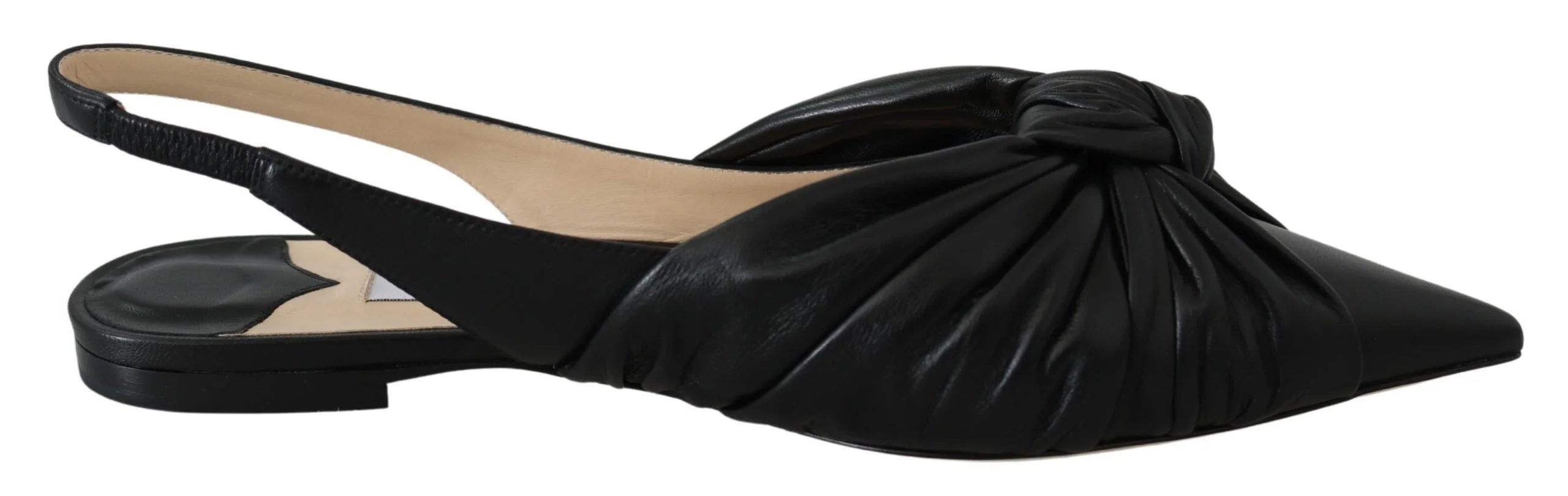 Jimmy Choo Elegant Pointed Toe Leather Flats - EU36.5/US6.5 - Flats