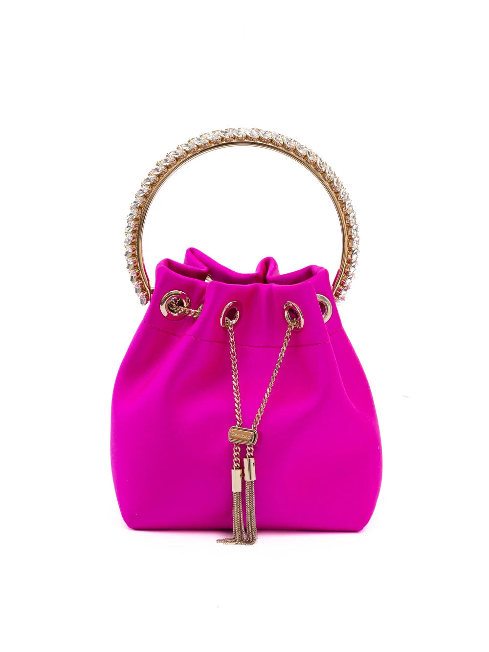 Jimmy Choo Fügetöl Színű Bon Bon Szatén Táska