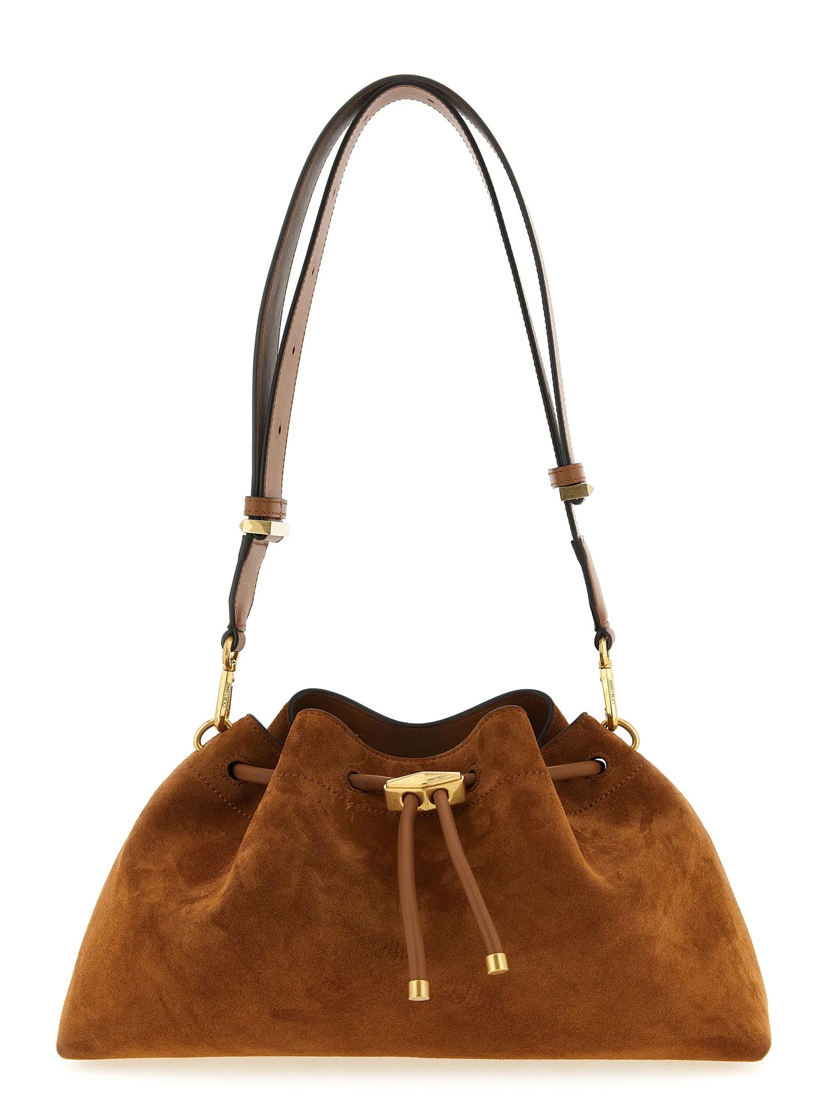Jimmy Choo Gold Calfskin Shoulder Bag