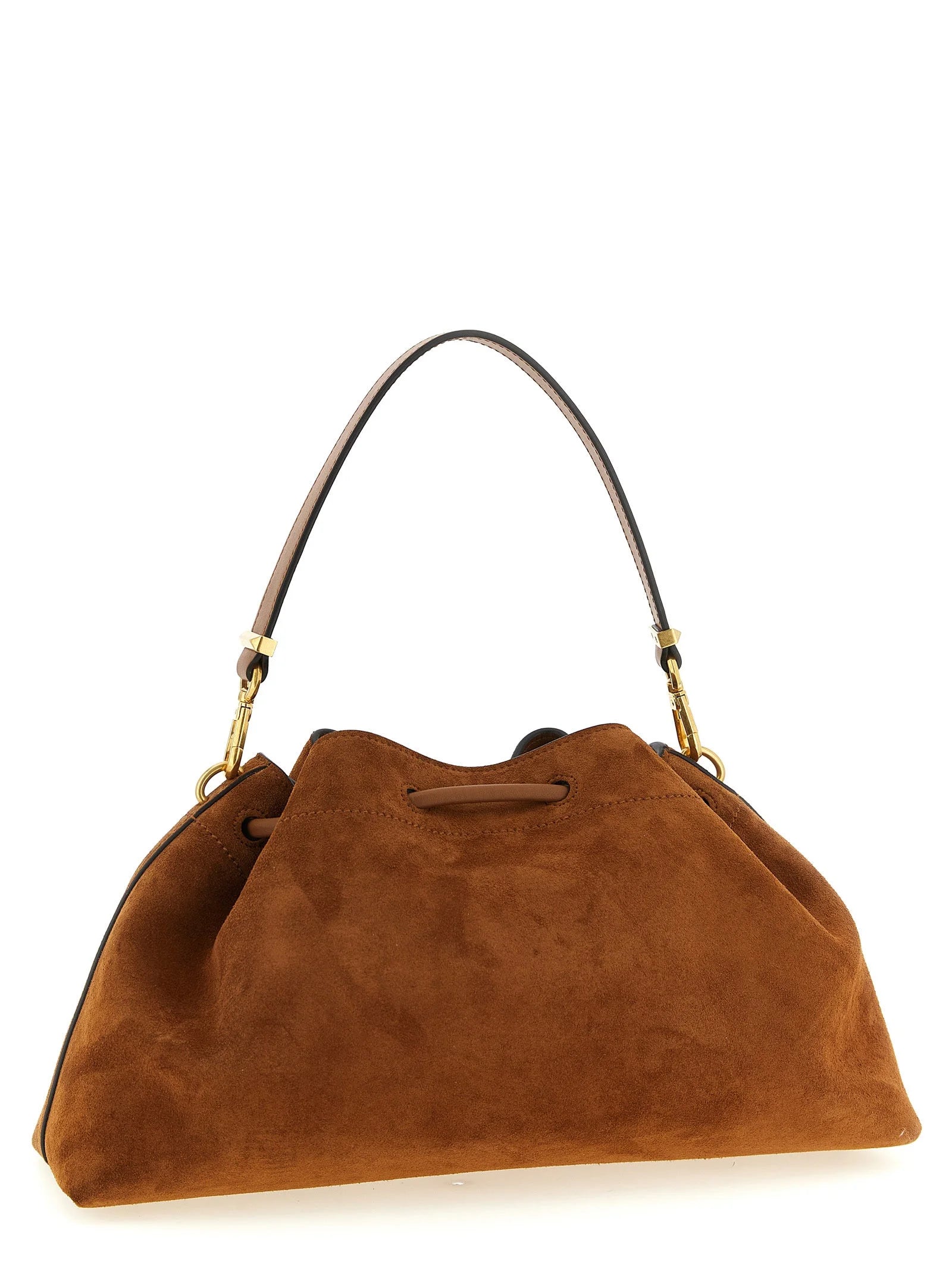 Jimmy Choo Gold Calfskin Shoulder Bag