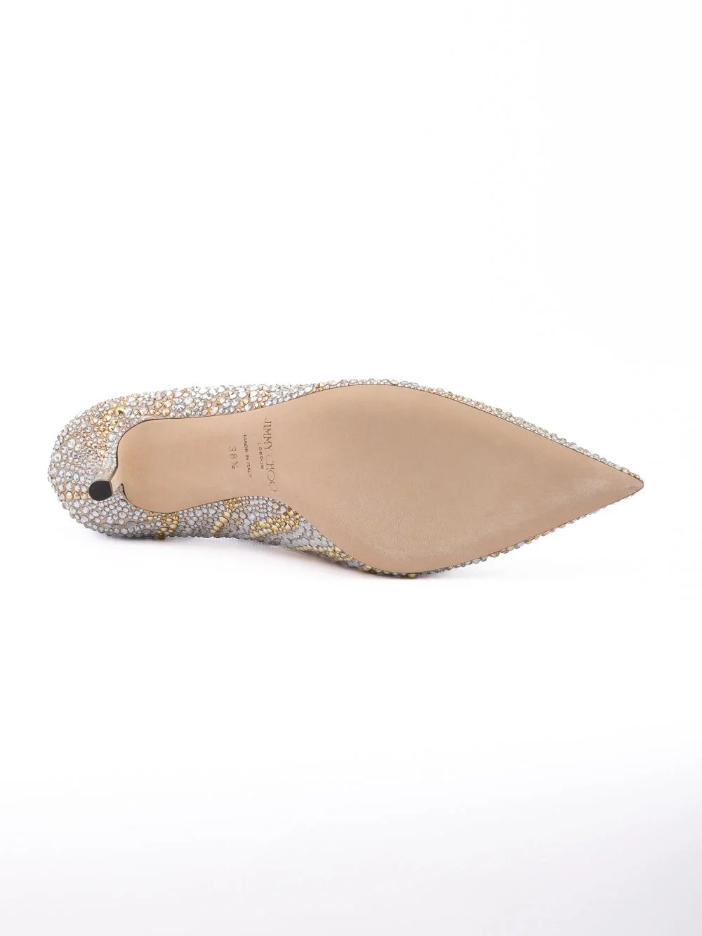 Jimmy Choo Guld Mix Kristall Love 85 Pumps