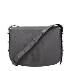 Jimmy Choo Gray Leather Crossbody Bag