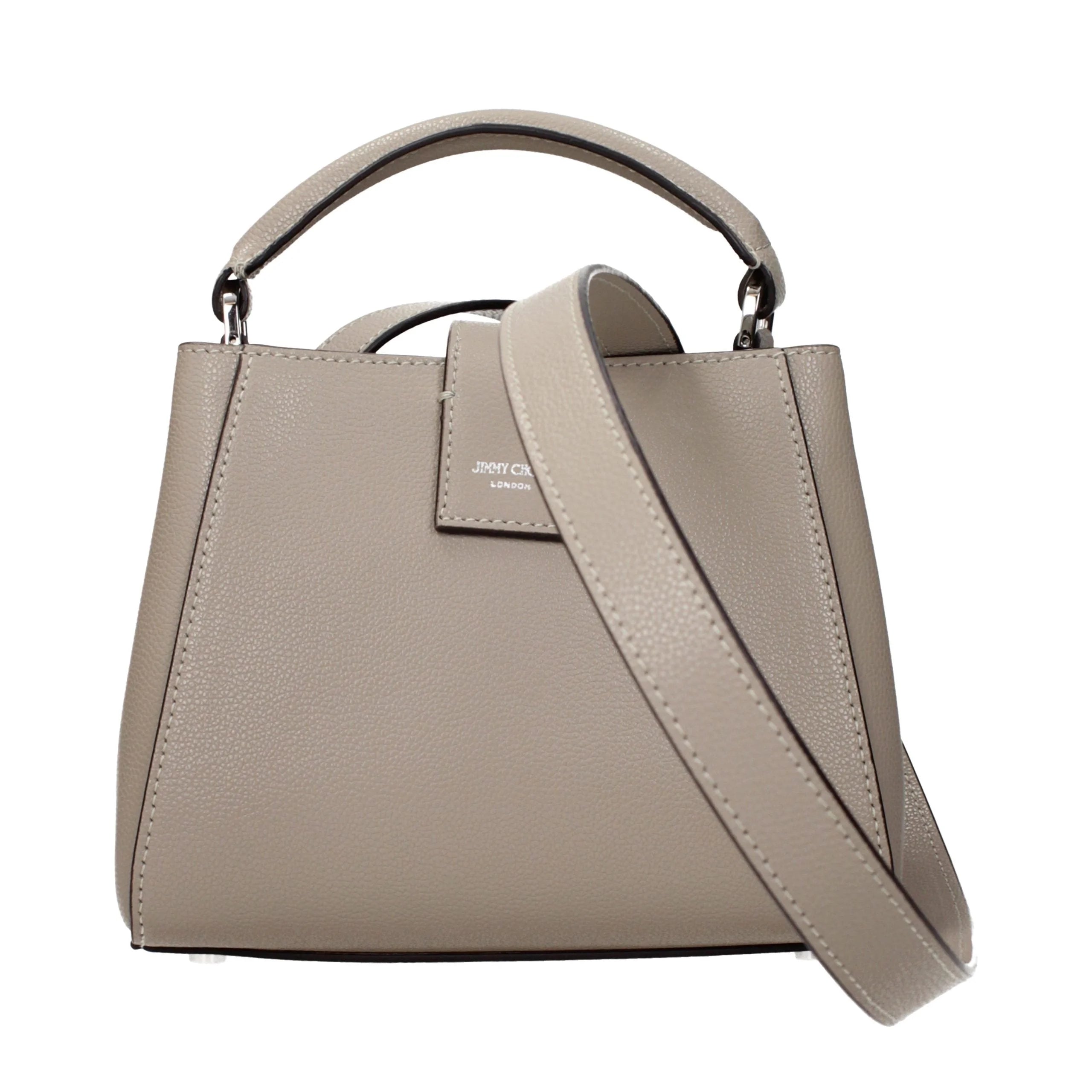 Jimmy Choo Gray Leather Handbag