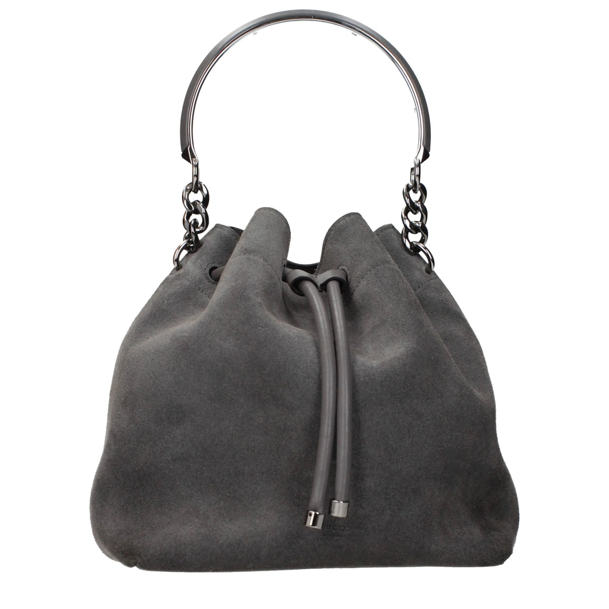 Jimmy Choo Gray Leather Handbag