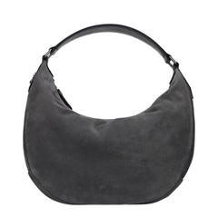 Jimmy Choo Gray Leather Shoulder Bag