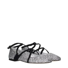 Jimmy Choo Gray Plastic Ballet Flats - EU35.5/US5.5