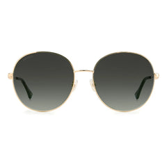 Jimmy Choo Green Stainless Steel Sunglasses