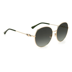 Jimmy Choo Green Stainless Steel Sunglasses