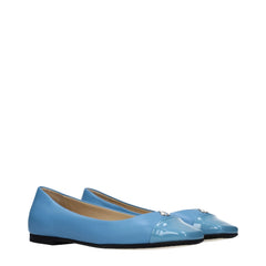 Jimmy Choo Vaaleansininen Nahkapallokärki - EU39/US9