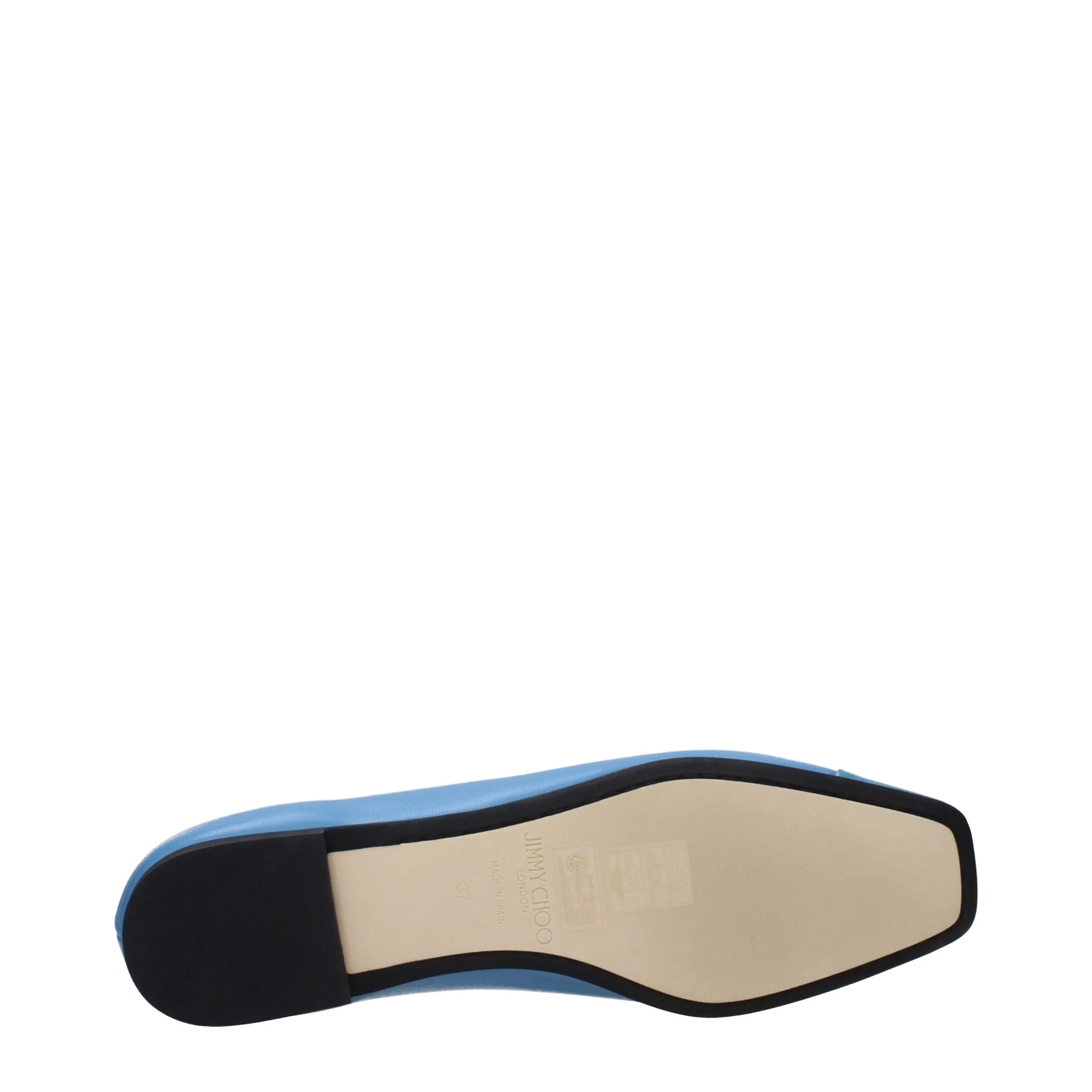 Jimmy Choo Vaaleansininen Nahkapallokärki - EU39/US9