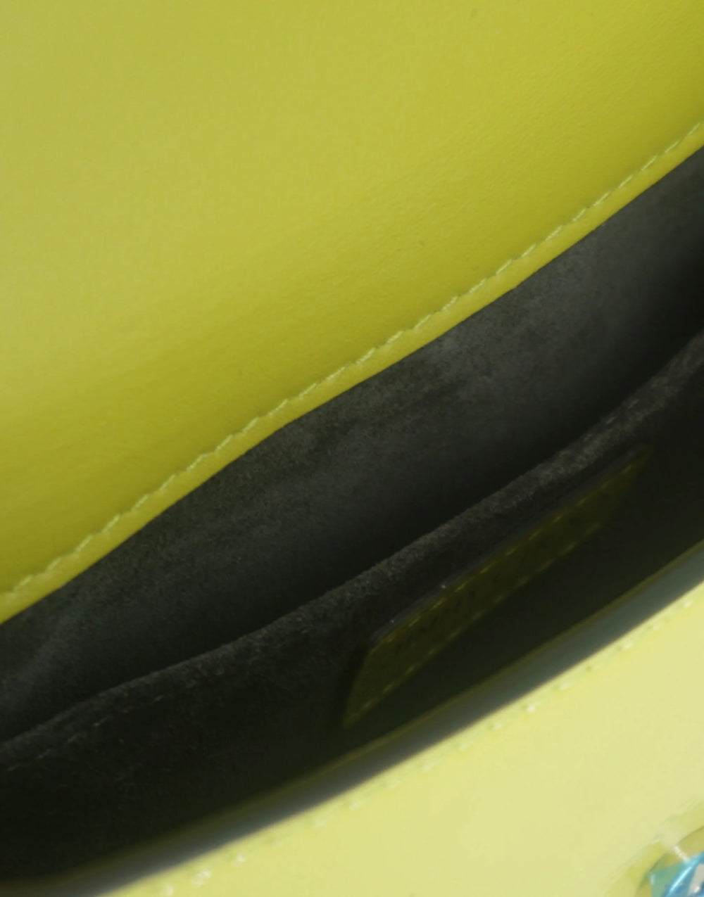 Jimmy Choo Lime Yellow Leather Small Shoulder Bag - Cross Body Bags