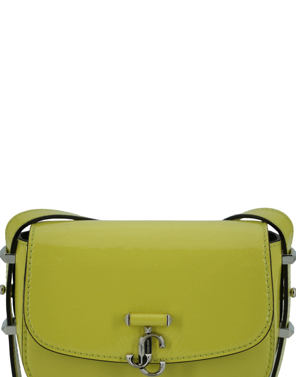 Jimmy Choo Lime Yellow Leather Small Shoulder Bag - Cross Body Bags