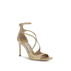 Sandales à talons aiguilles multicolores Jimmy Choo en veau Bos Taurus
