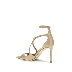 Jimmy Choo Multicolor Calf Leather Bos Taurus Stiletto Heel Sandals