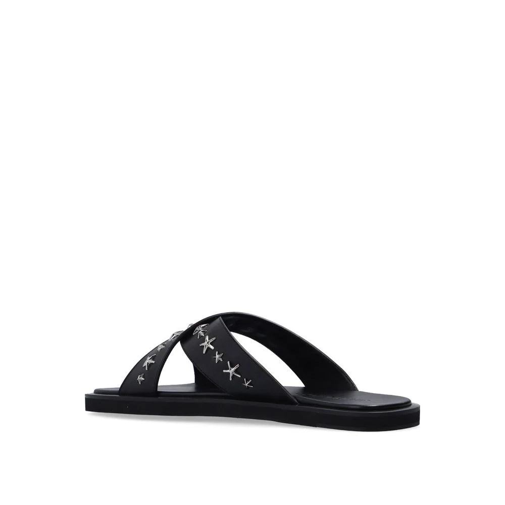 Jimmy Choo Palmo Leather Sandals - EU41/US8 - Sandals