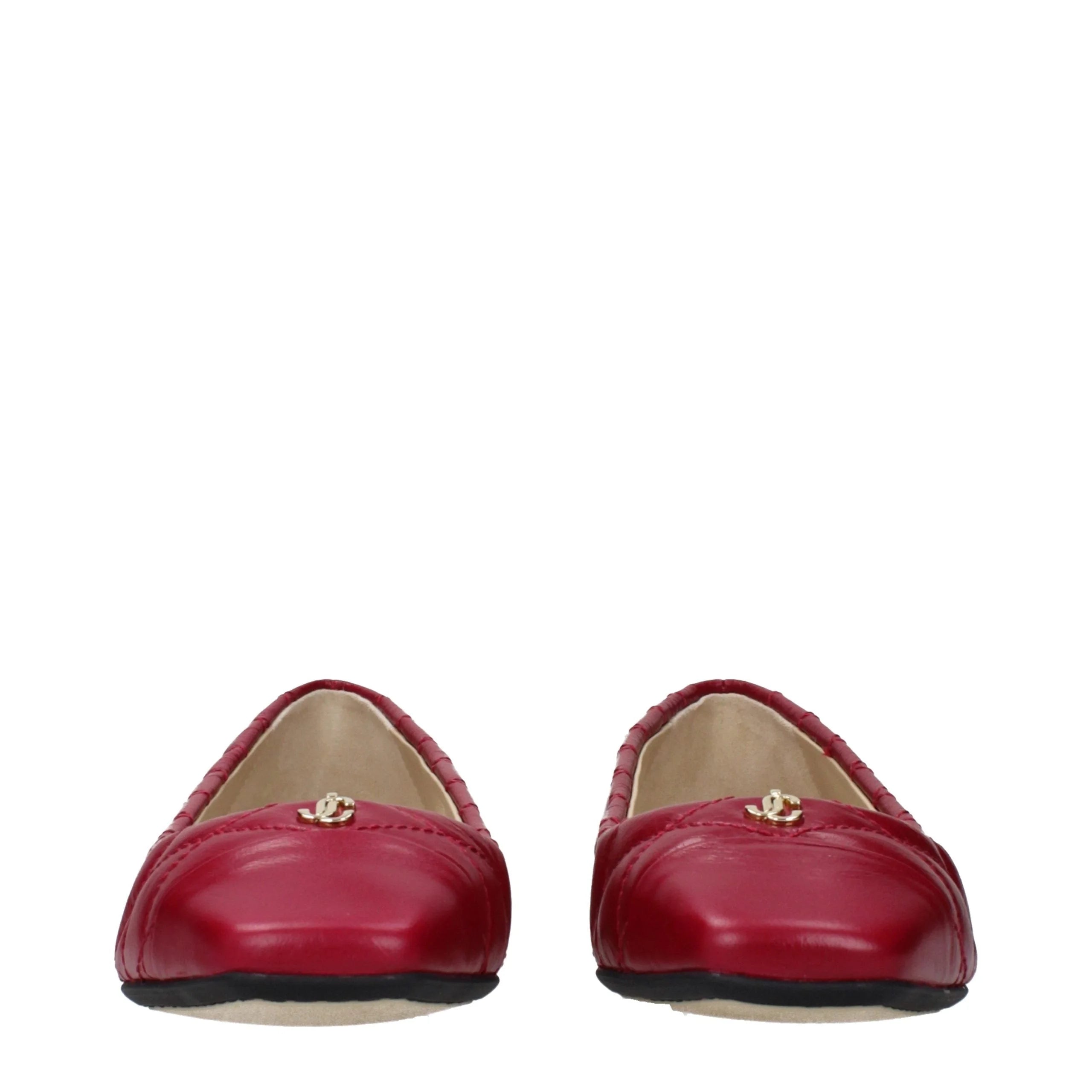 Jimmy Choo Vaaleanpunaiset nahkapallokengät