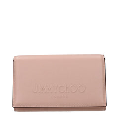 Jimmy Choo Vaaleanpunainen Nahkakäsikassi