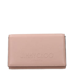 Jimmy Choo Pink Leather Clutch Bag
