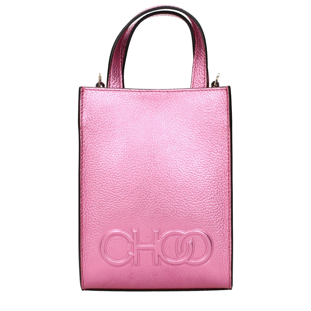 Jimmy Choo Pink Leather Handbags