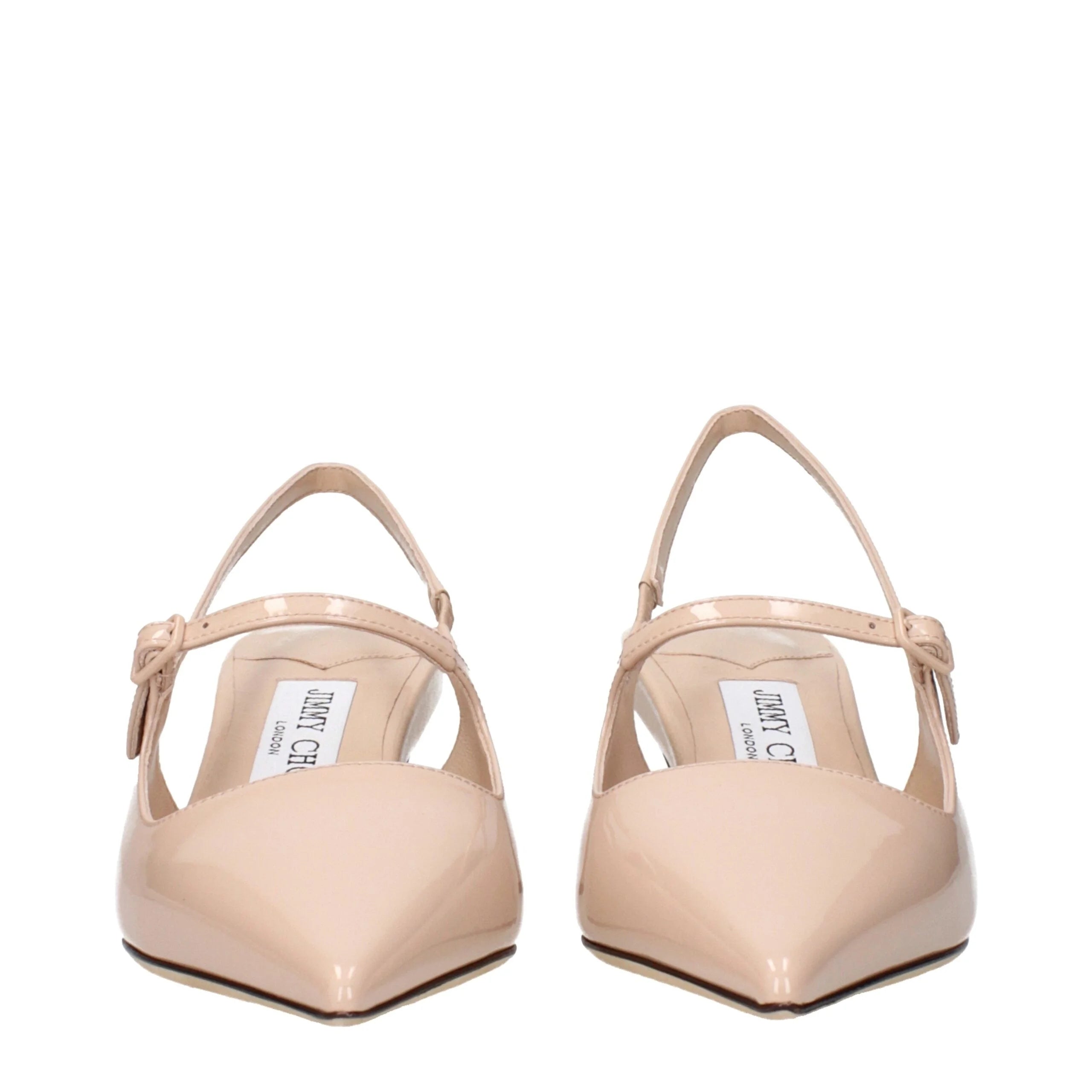 Jimmy Choo Pink Leather Mid Heel Pumps - EU36/US6