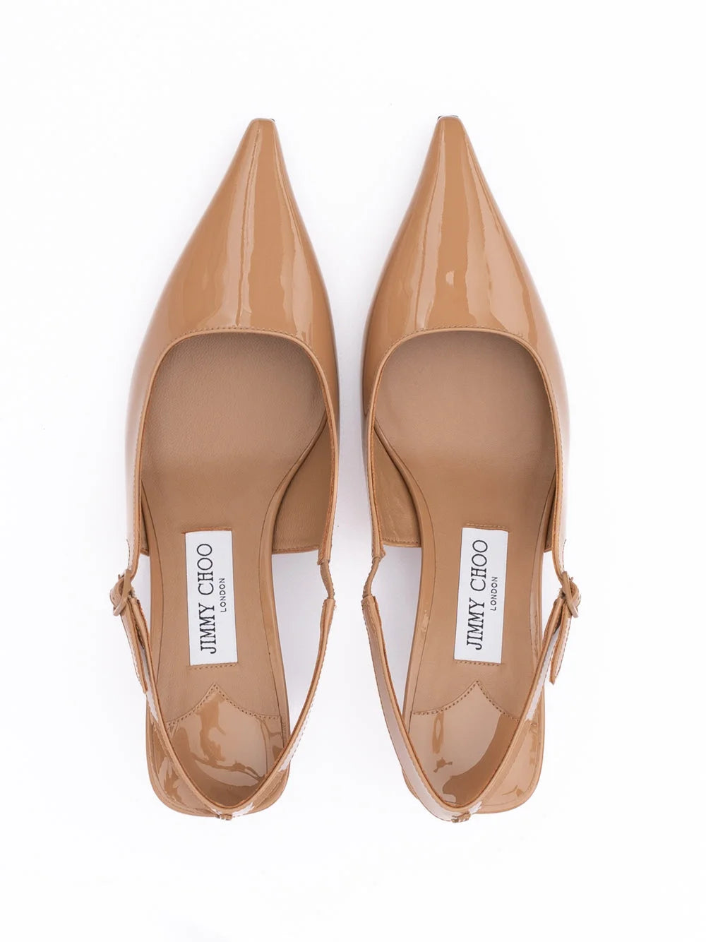 Bombas de Salto Fino Amel 50 Rosa Pastel da Jimmy Choo