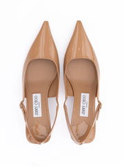 Bombas de Salto Fino Amel 50 Rosa Pastel da Jimmy Choo