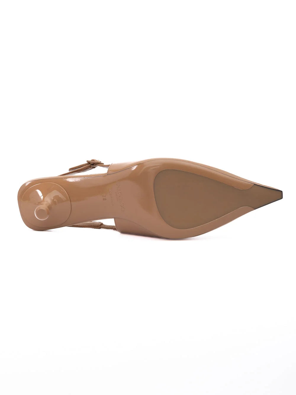 Bombas de Salto Fino Amel 50 Rosa Pastel da Jimmy Choo