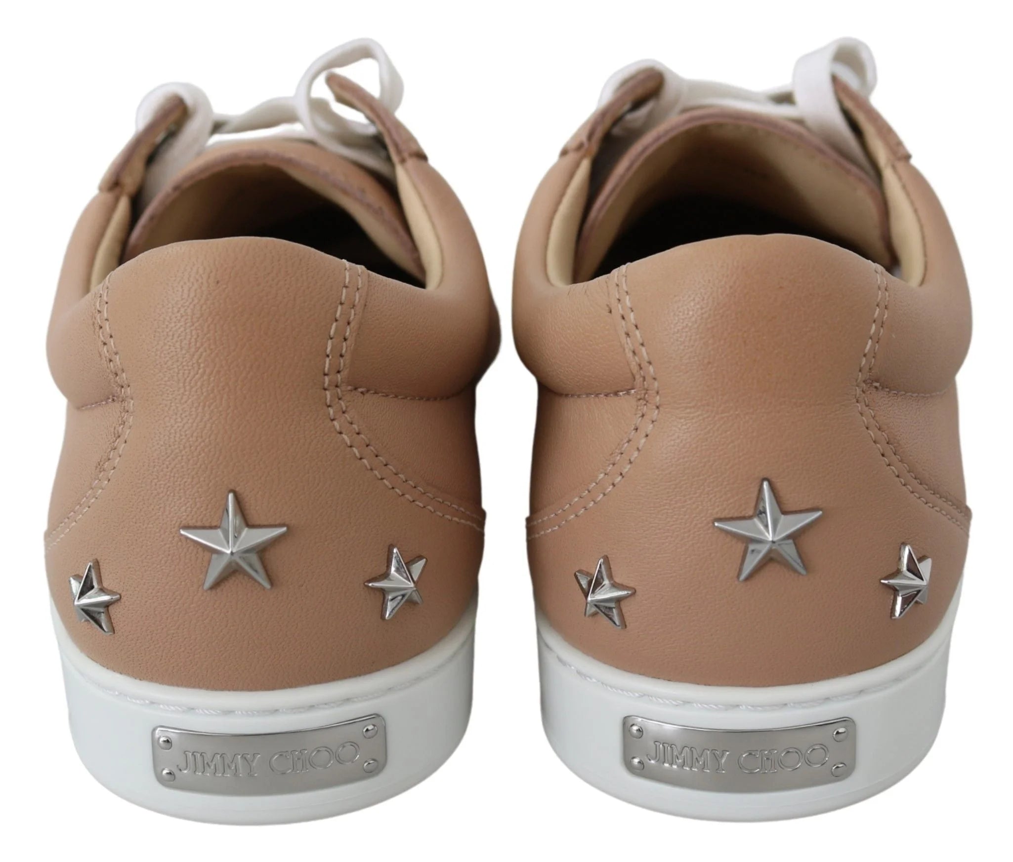 Jimmy Choo Powder Pink Nappa Leather Sneakers - Sneakers