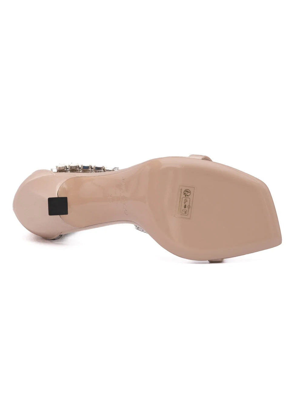 Sandales Verity en satin rose poudré Jimmy Choo 100