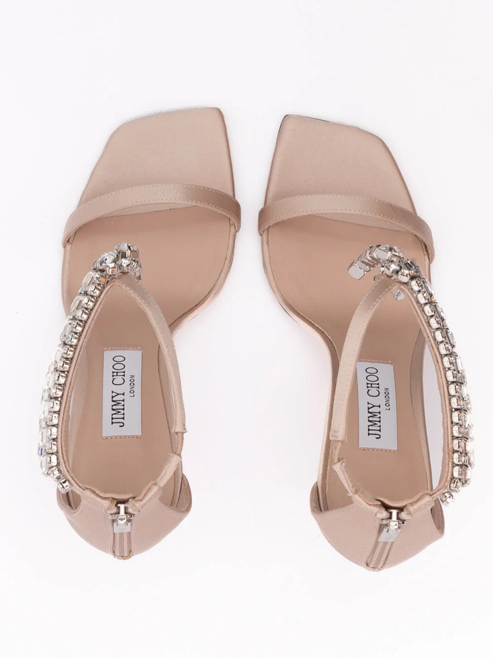 Sandales Verity en satin rose poudré Jimmy Choo 100