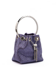 Jimmy Choo Fialova Bon Bon Micro Crystals Bucket