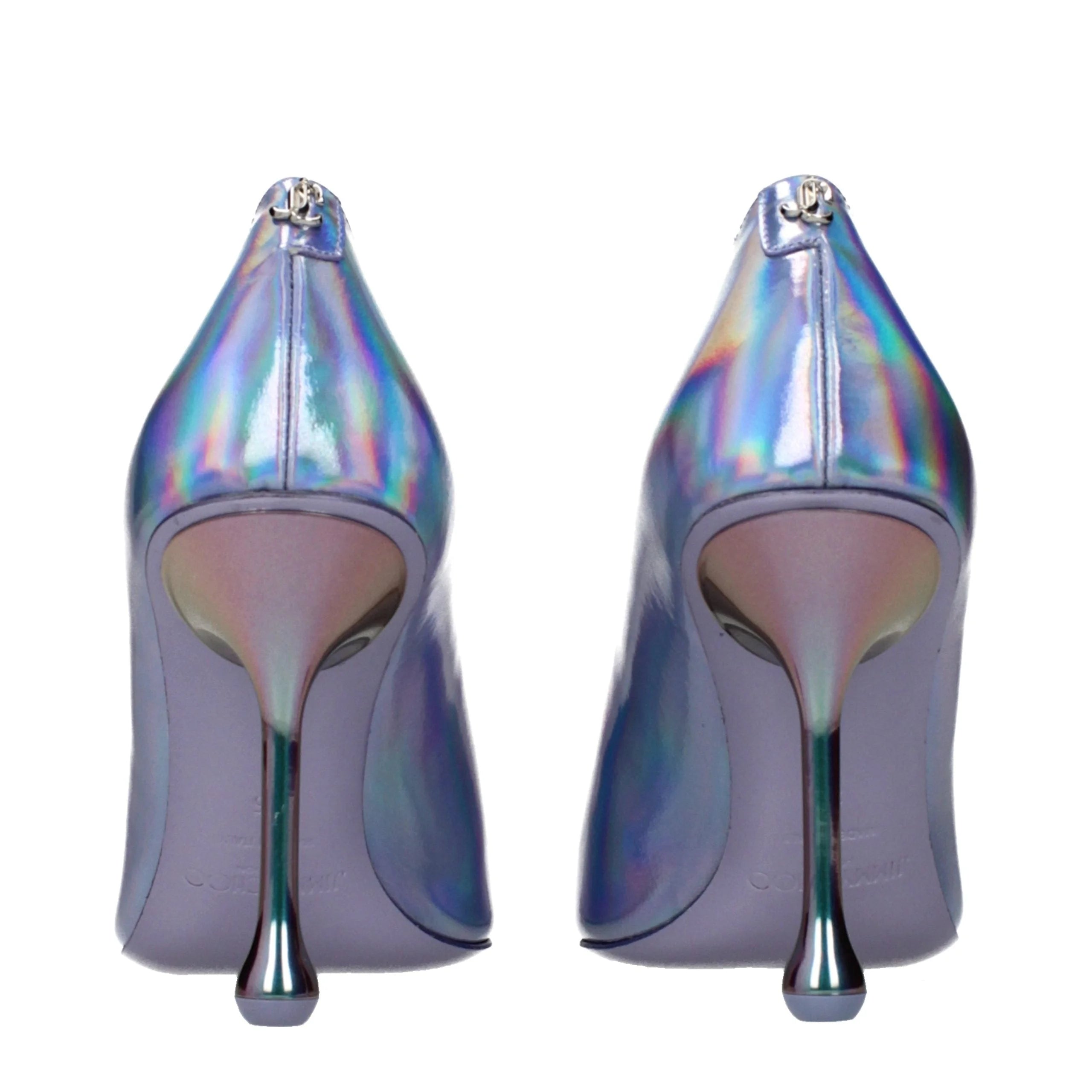 Jimmy Choo Purple Leather High Heel Pumps