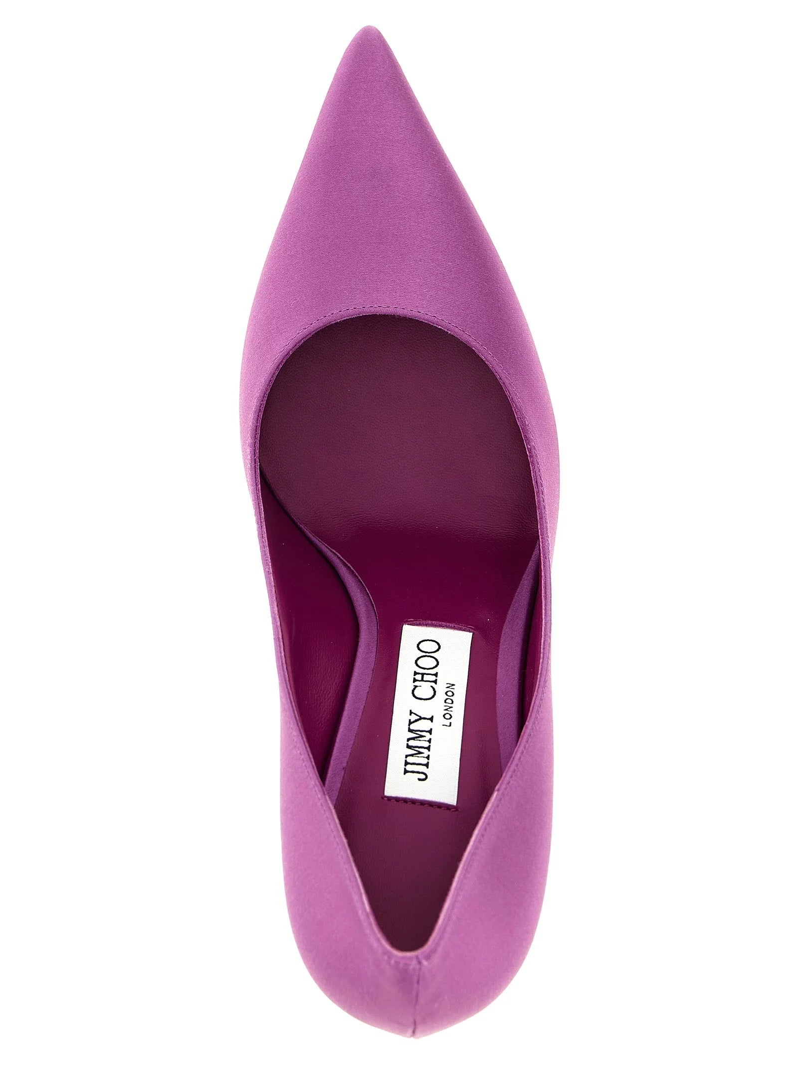 Jimmy Choo Purple Tencel High Heel Pumps - EU37.5/US7.5