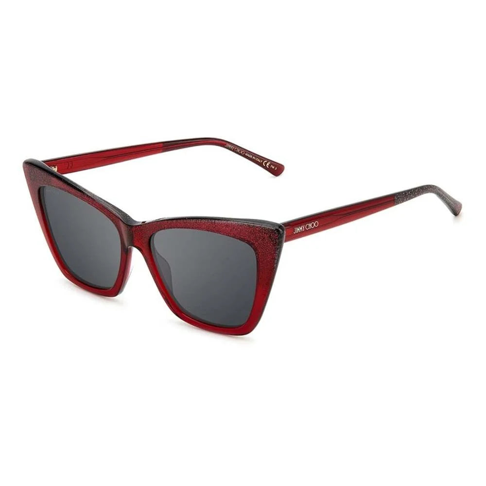 Jimmy Choo Red Acetate Sunglasses - Sunglasses