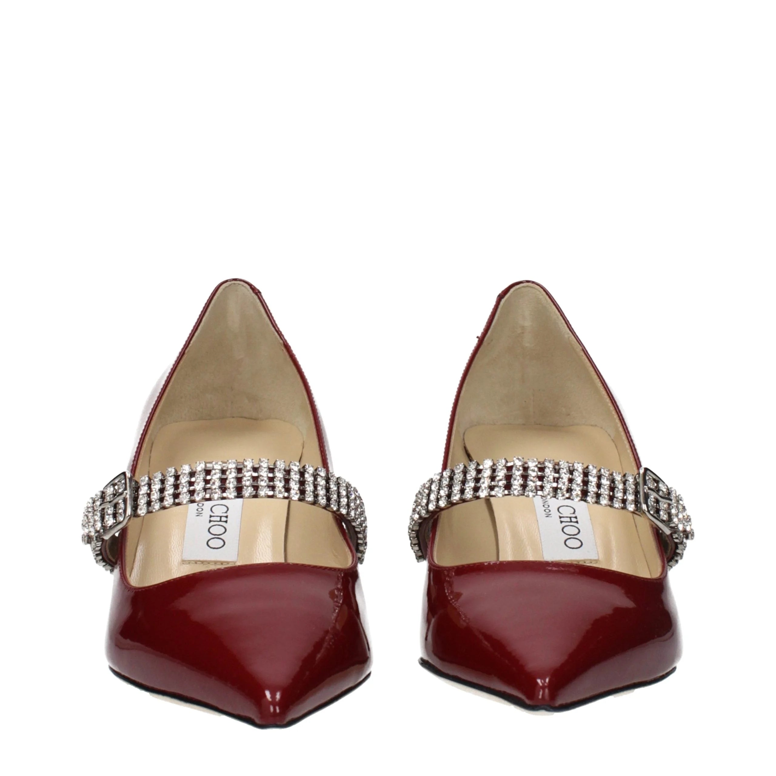 Jimmy Choo Rote Leder High Heel Pumps