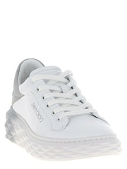 Jimmy Choo Silver Leather Chunky Sneakers - EU35/US5